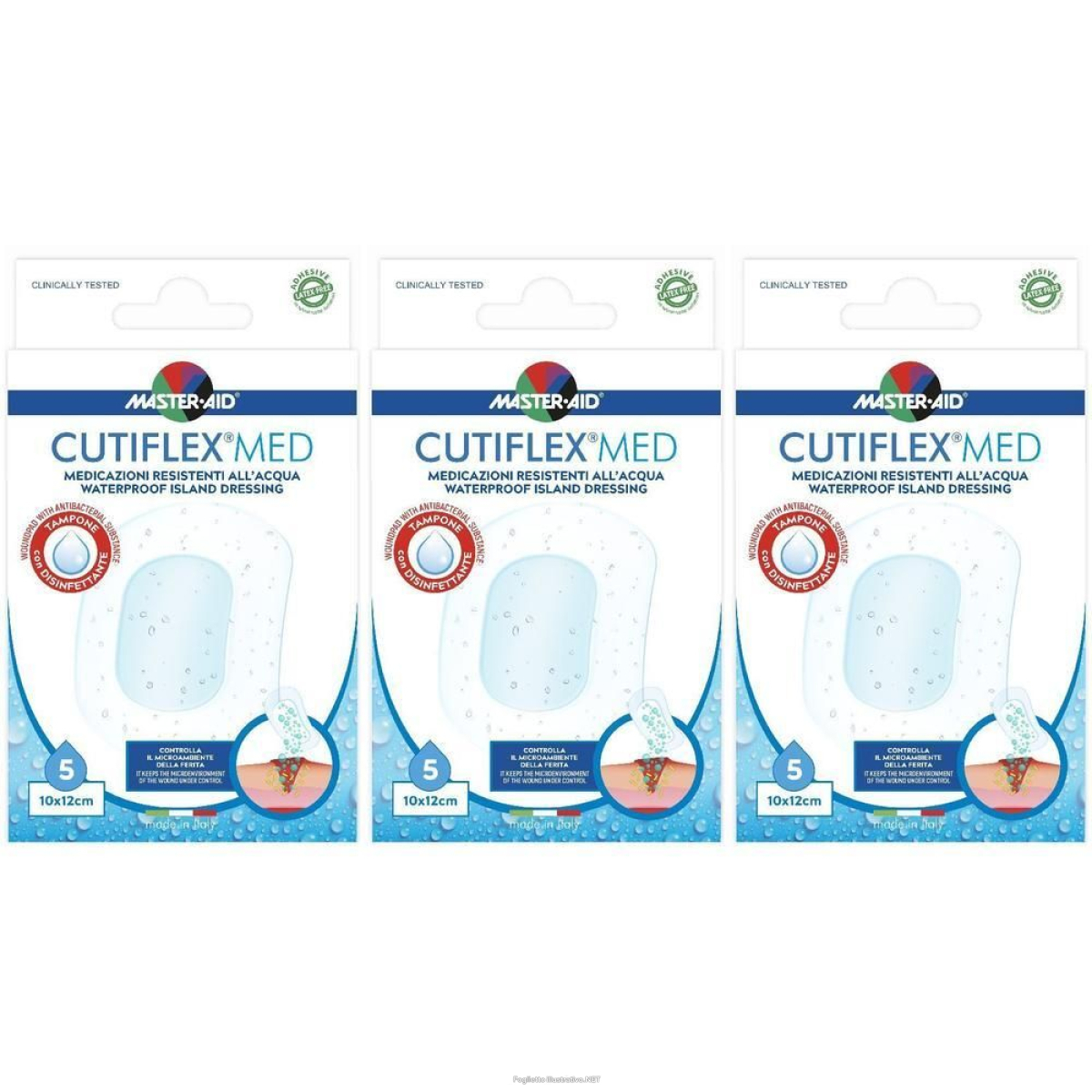 Cerca Offerte di master aid® cutiflex® waterproof 10 x 12 cm 3x5 pz cerotto e acquista online