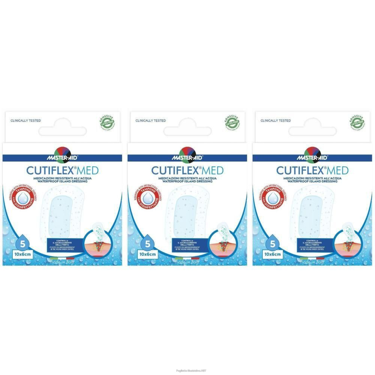 Cerca Offerte di master aid® cutiflex® waterproof 10 x 6 cm 3x5 pz cerotto e acquista online