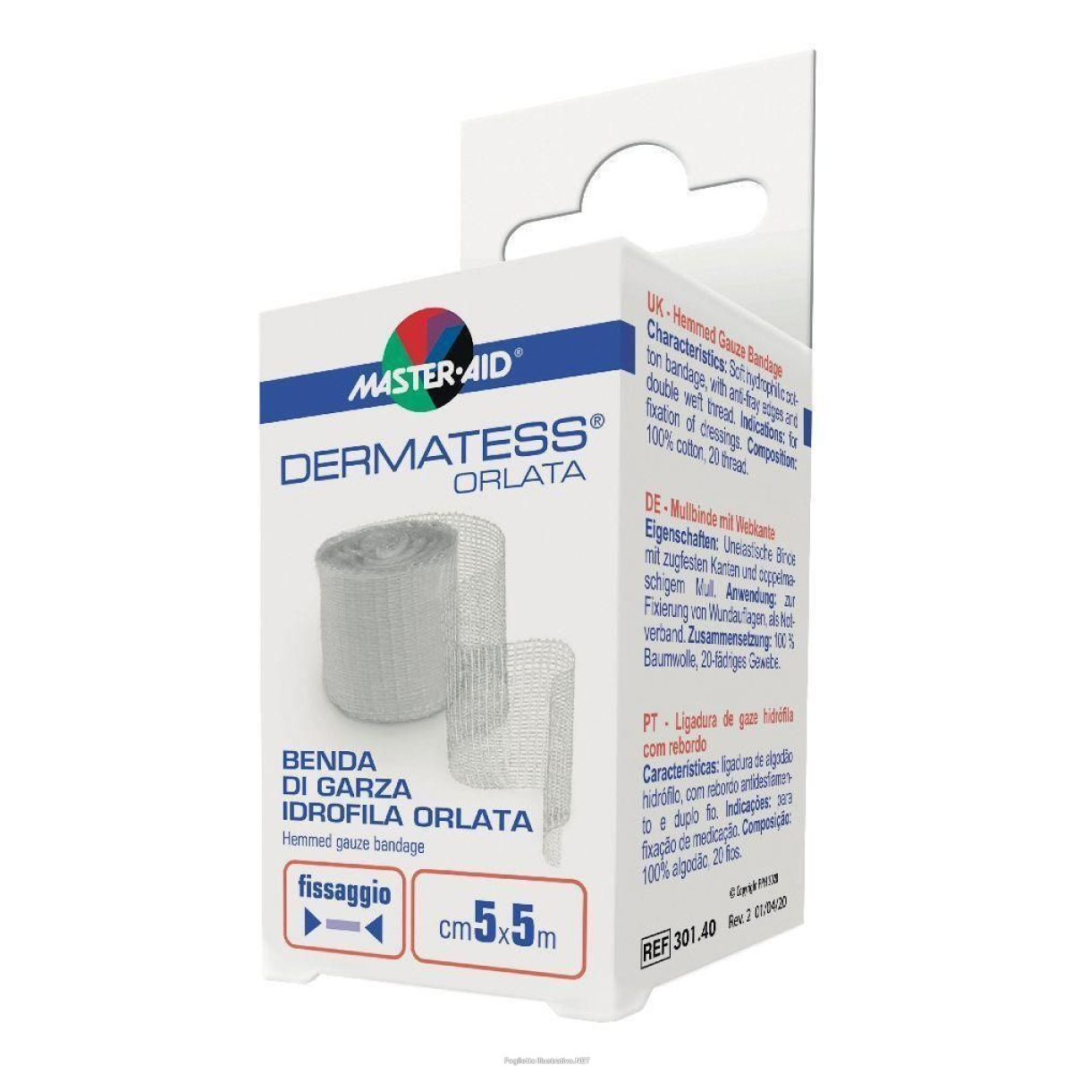 Cerca Offerte di Master-Aid Dermatess Benda di Garza Orlata 5 cm X M 4x1 Pezzi Bendagg e acquista online