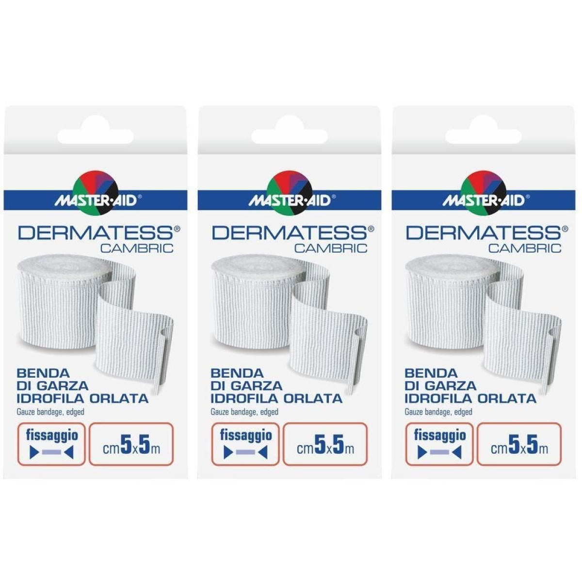 Cerca Offerte di Master-aid® dermatess® cambric 5 cm x m benda di garza 3x1 pz e acquista online