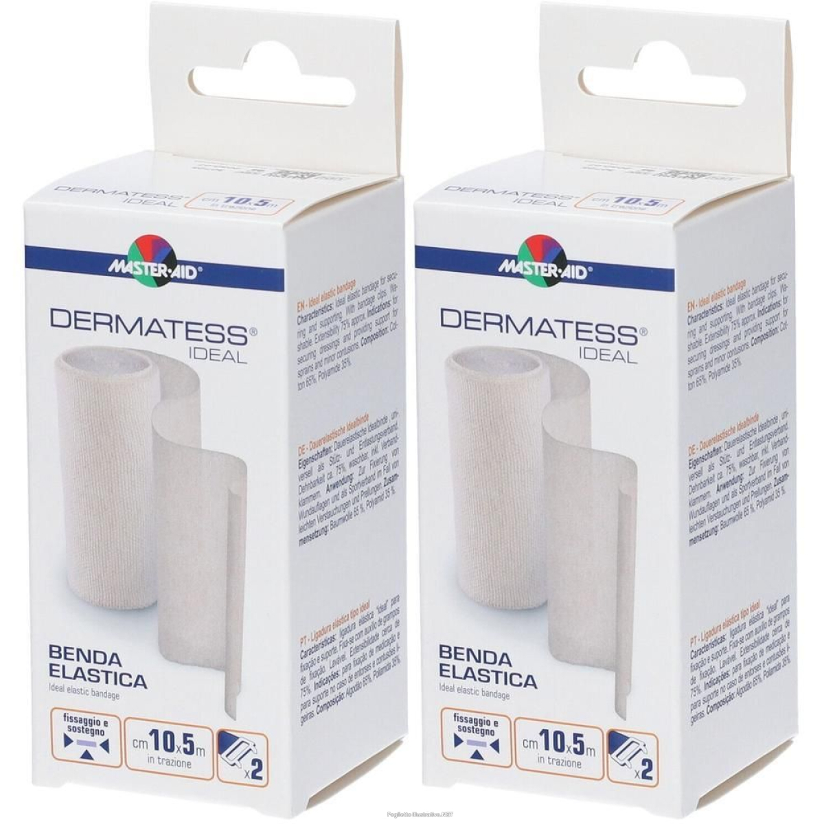 Cerca Offerte di master-aid® dermatess® ideal benda elastica 10 cm x 5 m 2x1 pz fasciat e acquista online