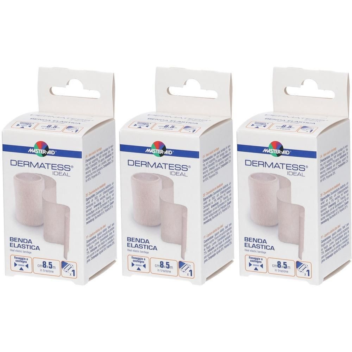 Cerca Offerte di Master-aid® dermatess® ideal benda elastica 8 cm x 5 m 3x1 pz fasciatu e acquista online