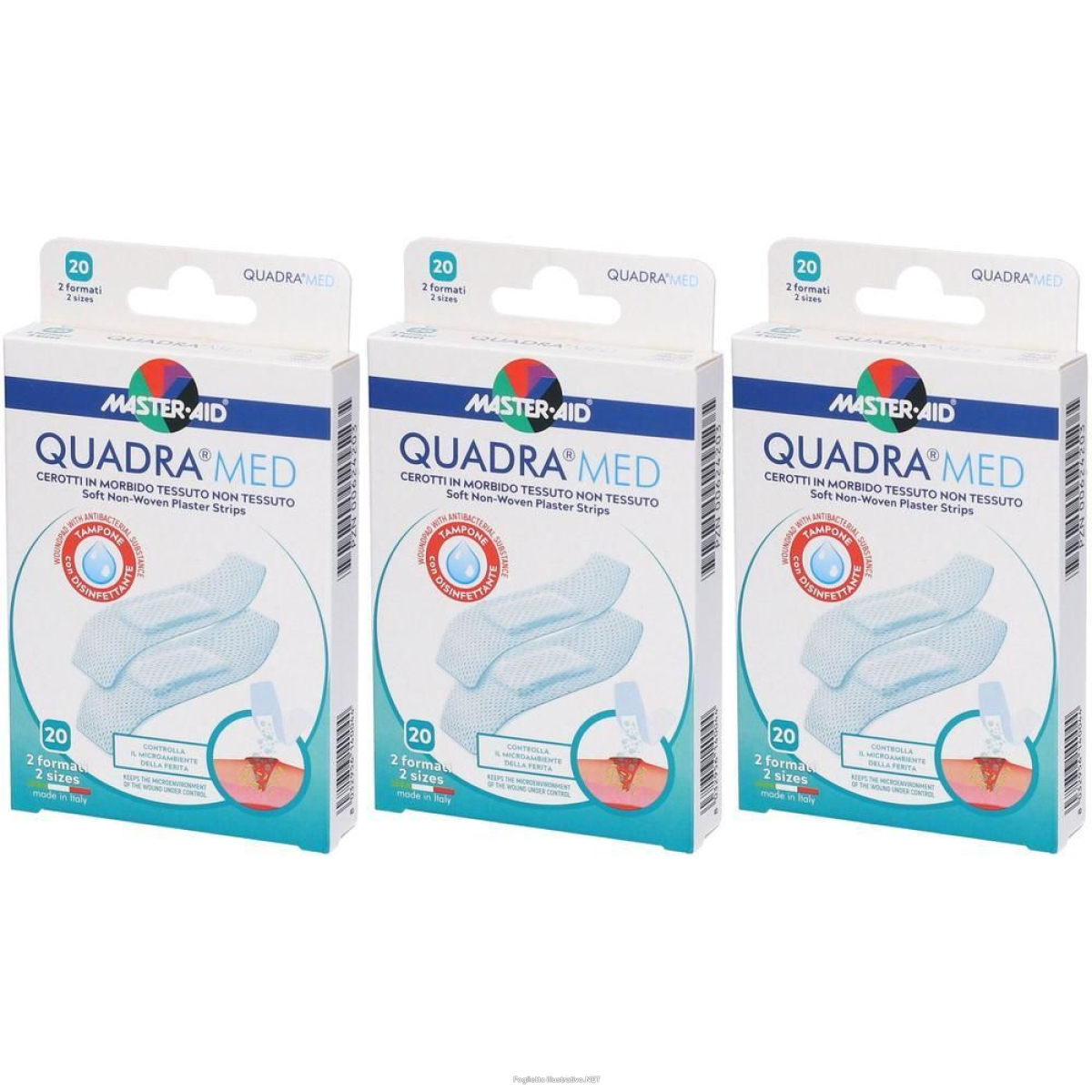 Cerca Offerte di master-aid® quadra med® 2 formati 3x20 pz cerotto e acquista online