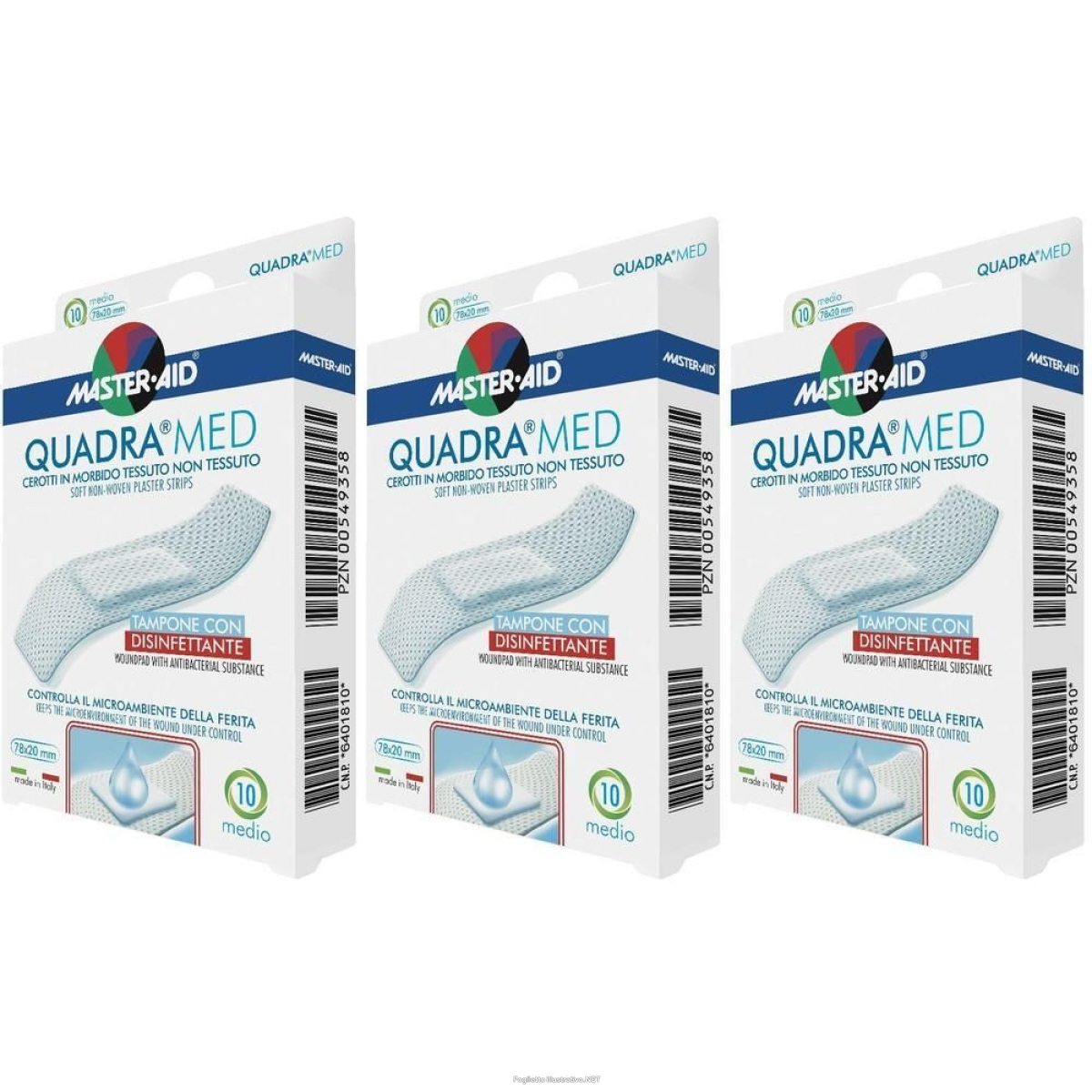 Cerca Offerte di master-aid® quadra med® 78 x 20 mm medio 10 pz cerotto e acquista online