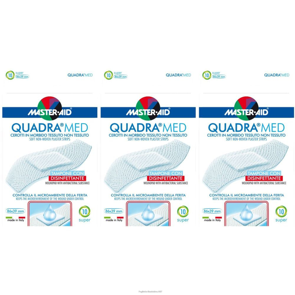 Cerca Offerte di master-aid® quadra med® 86 x 39 mm super set da 3 3x10 pz cerotto e acquista online