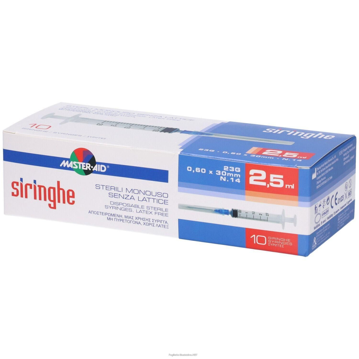 Cerca Offerte di master aid® siringhe sterili monouso 2,5 ml 4x10 pz e acquista online