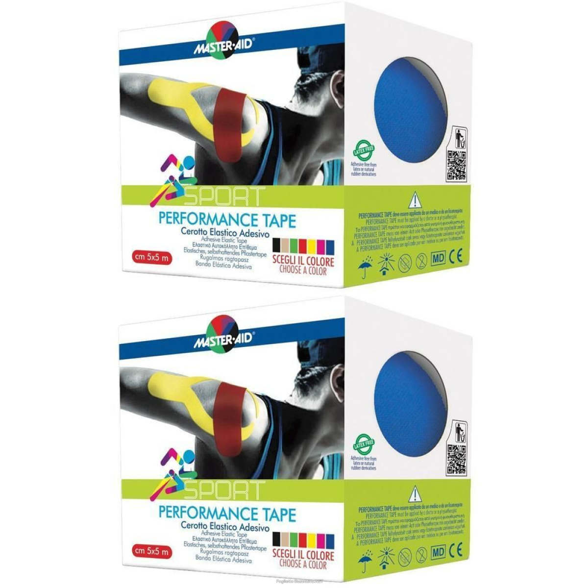 Cerca Offerte di master-aid sport perform blu taping neuromuscolare 5 x 500 cm 2x1 st e acquista online