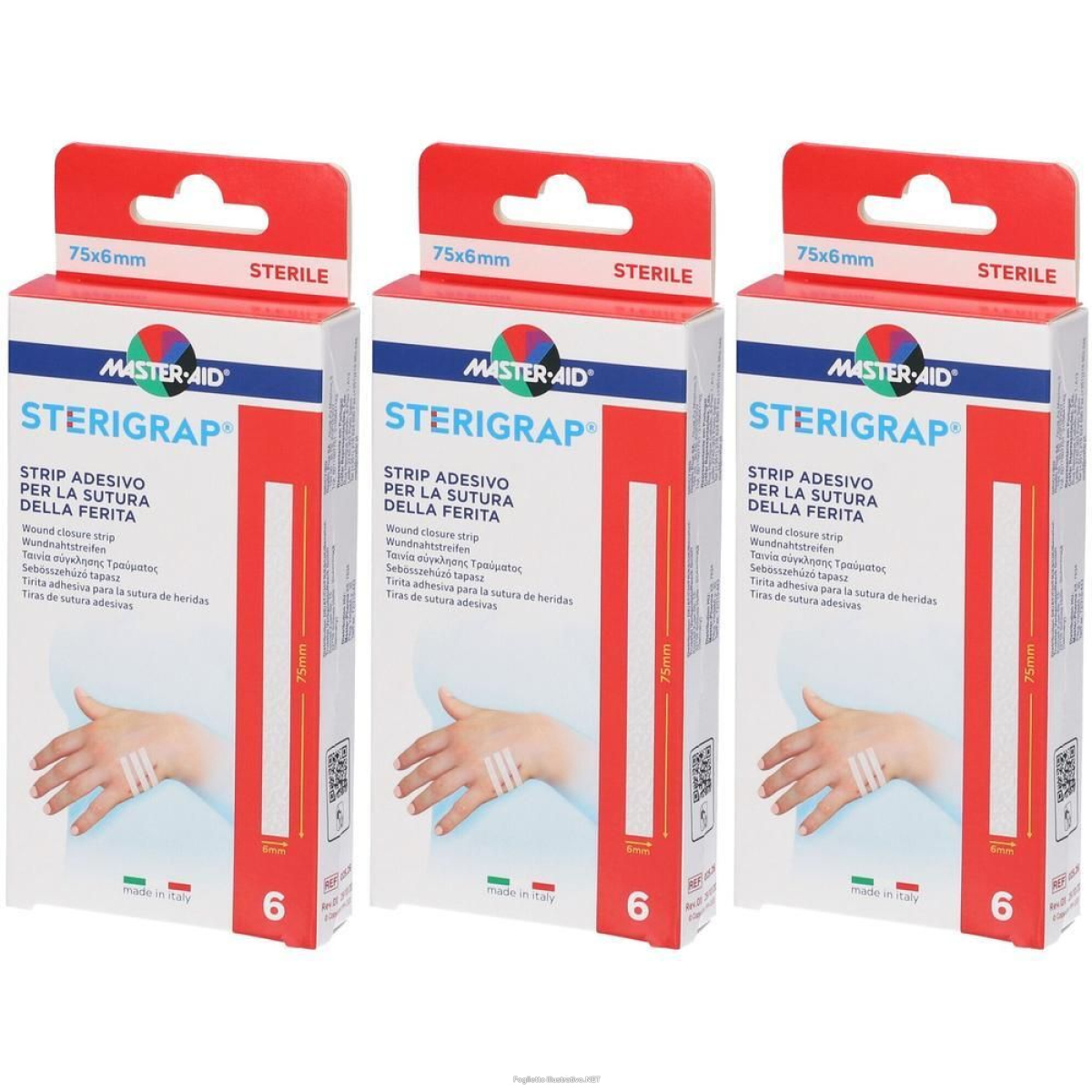 Cerca Offerte di master-aid sterigrap strip adesivo sutura ferite 75x6 mm 3x6 st e acquista online
