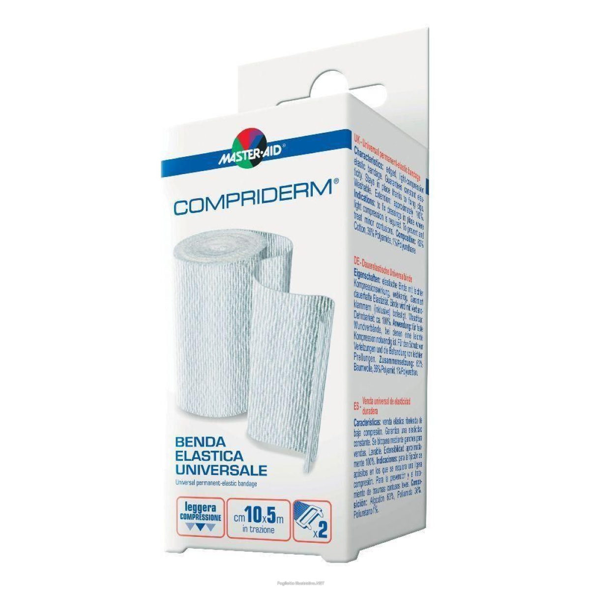 Cerca Offerte di masteraid® compriderm® benda elastica 10 cm x 5 m 1 pz assorbenti e acquista online
