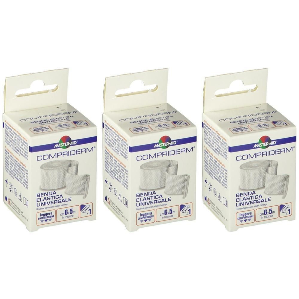 Cerca Offerte di Masteraid® compriderm® benda elastica 6 cm x 5 m 3x1 pz assorbenti e acquista online
