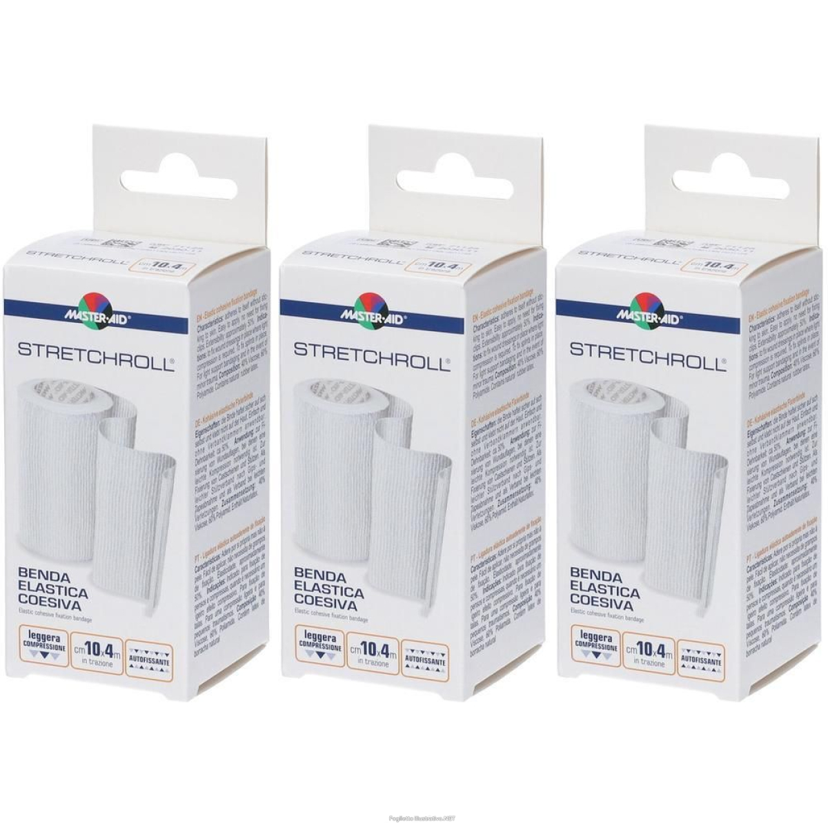 Cerca Offerte di masteraid® stretchroll® benda elastica coesiva 10cm x 4m 3x1 pz assorb e acquista online