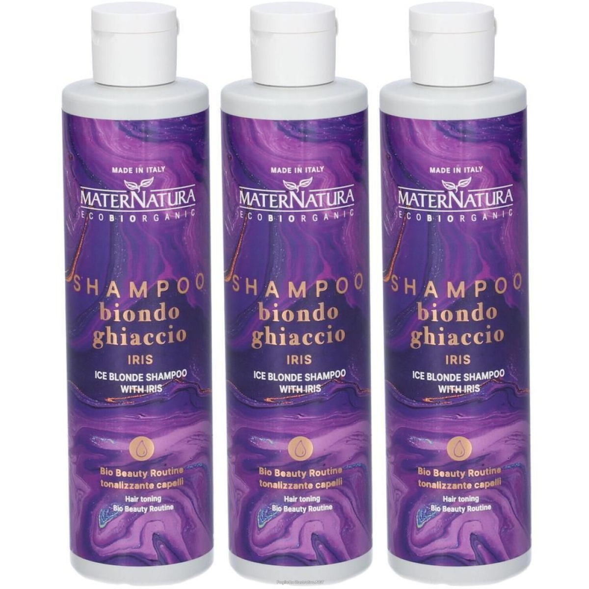 Cerca Offerte di maternatura shampoo tonalizzante capelli biondo ghiaccio all'iris 3x25 e acquista online