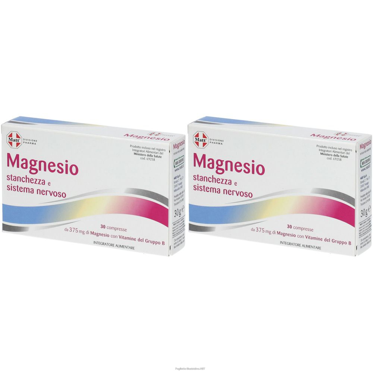 Cerca Offerte di matt® pharma magnesio set da 2 2x30 g compresse e acquista online