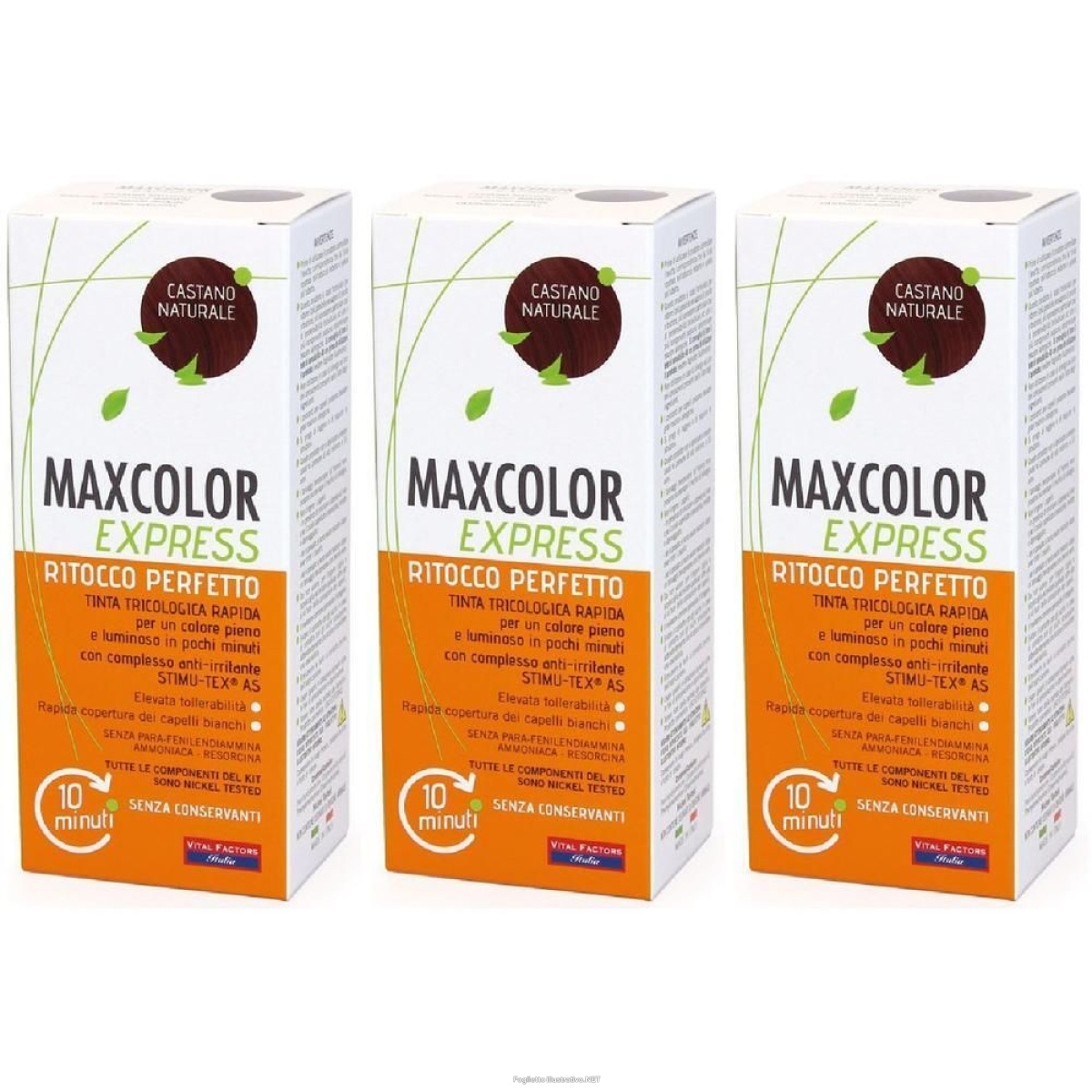Cerca Offerte di maxcolor express castano naturale 80 ml 3x80 ml tintura e acquista online
