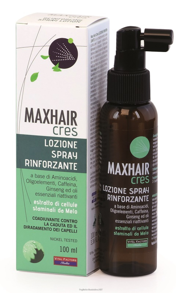 Cerca Offerte di maxhair cres lozione spray rinforzante anticaduta capelli 100ml e acquista online