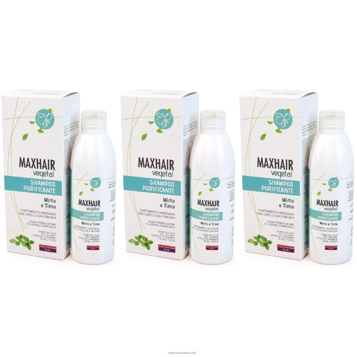 Cerca Offerte di maxhair vegetal shampoo purificante 200 ml 3x200 ml e acquista online