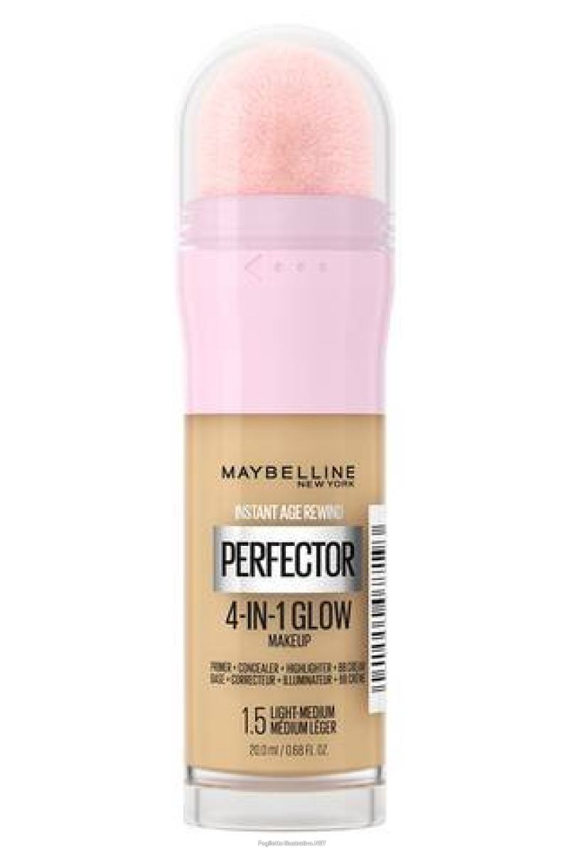 Cerca Offerte di maybelline - instant age rewind perfector 4-in-1 glow makeup - fondotinta illuminante n.1.5 light medium e acquista online