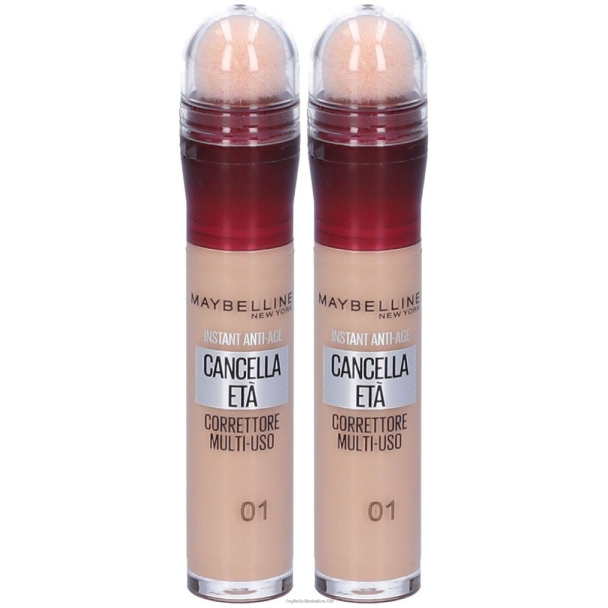 Cerca Offerte di maybelline new york correttore liquido cancella età 01 light set da 2 e acquista online