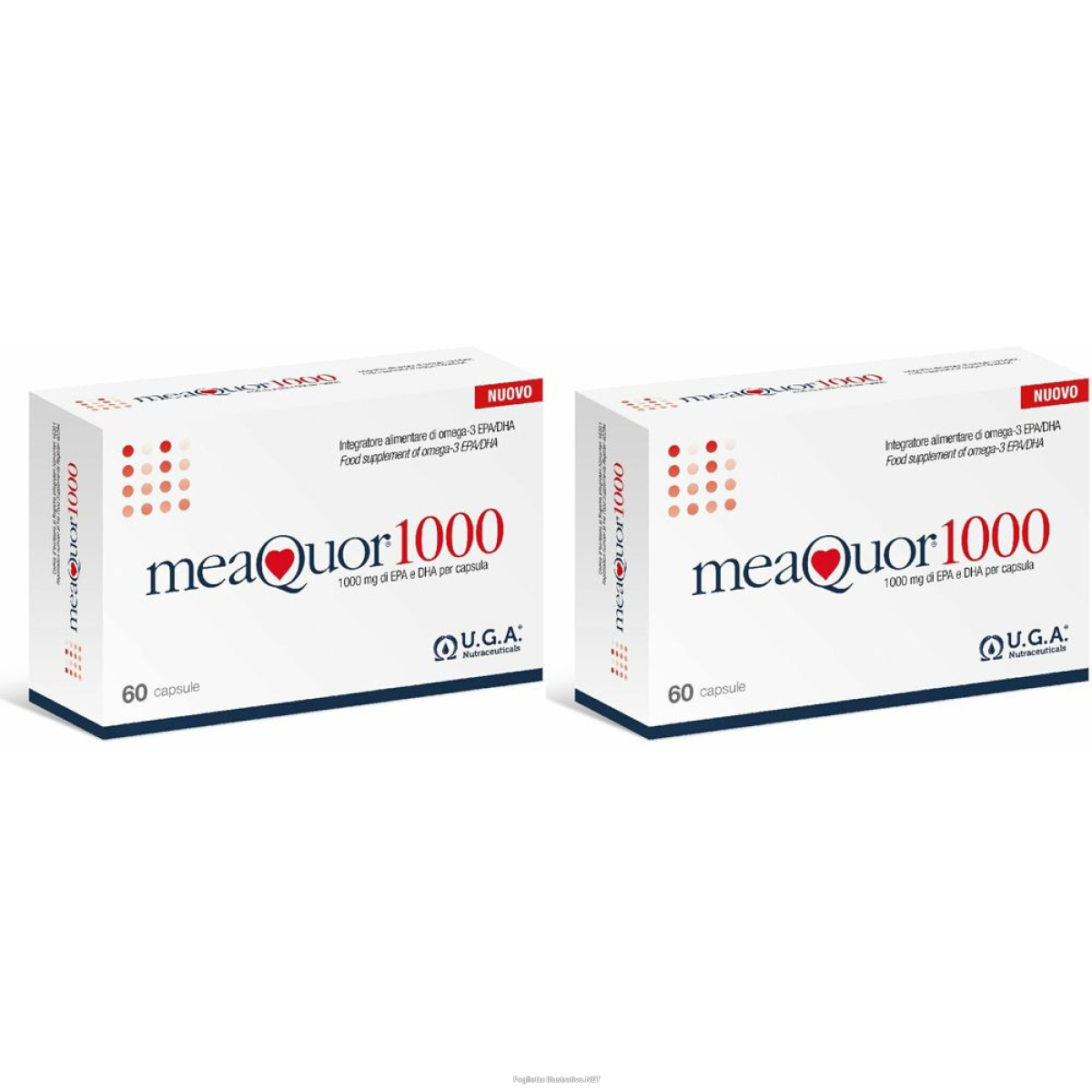 Cerca Offerte di meaquor 1000 60cps set da 2 2x60 pz capsule e acquista online