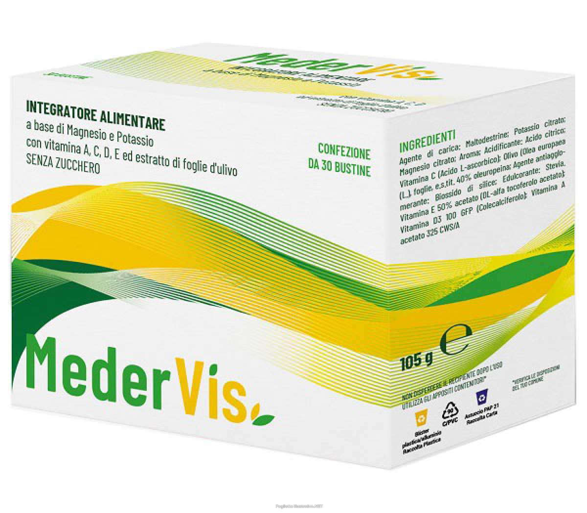 Cerca Offerte di medervis magnesio e potassio contro stanchezza e affaticamento 30 bustine 540mg e acquista online