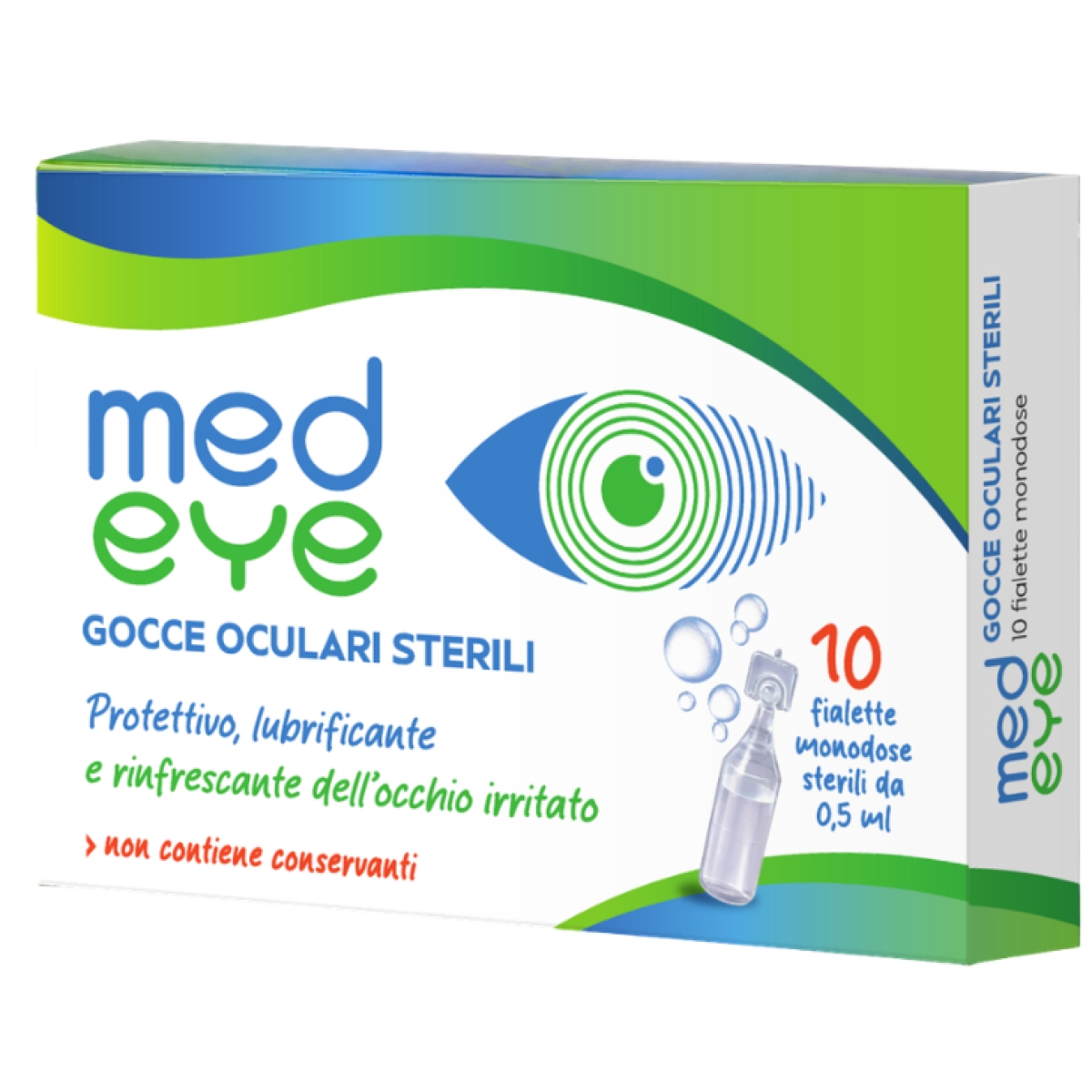 Cerca Offerte di Medeye gocce oculari  protettive, lubrificanti e disinfettanti  10flaconcini da 0,5ml e acquista online