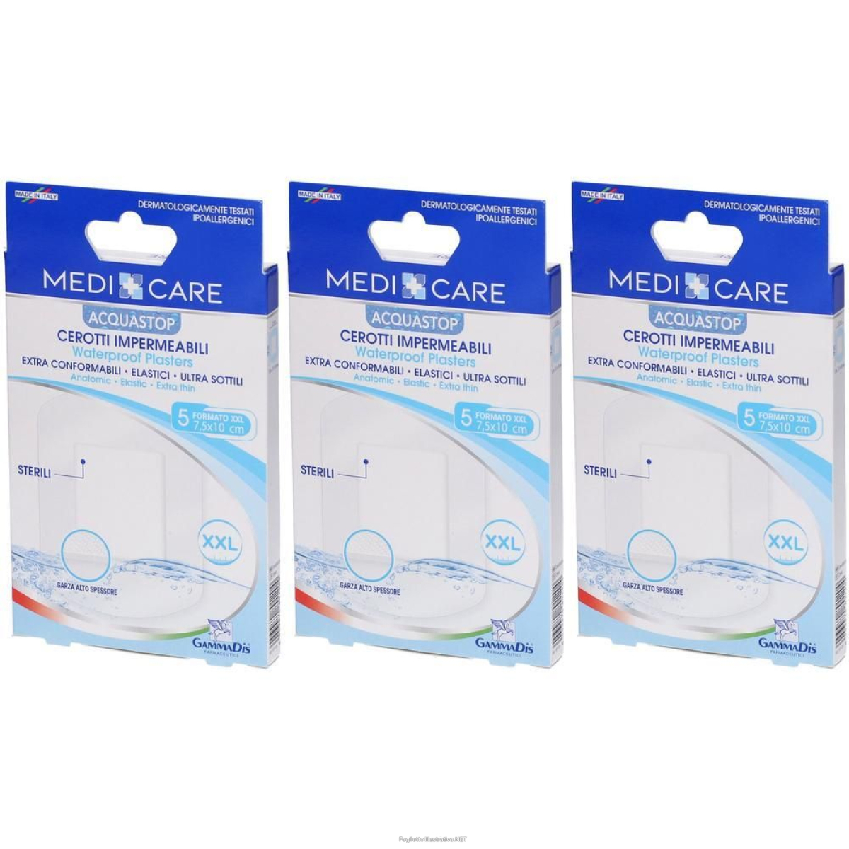 Cerca Offerte di medicare aquastop cerotto impermeabile 7,5 x 10 cm 5 pezzi 3x5 st e acquista online