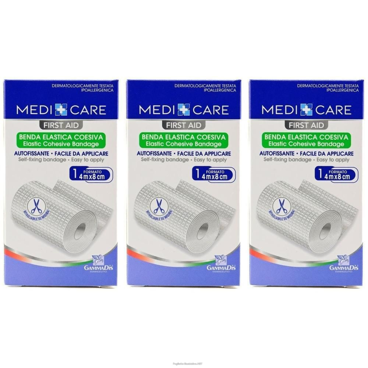 Cerca Offerte di medicare benda coesiva 8cm x 4m 3x1 st e acquista online