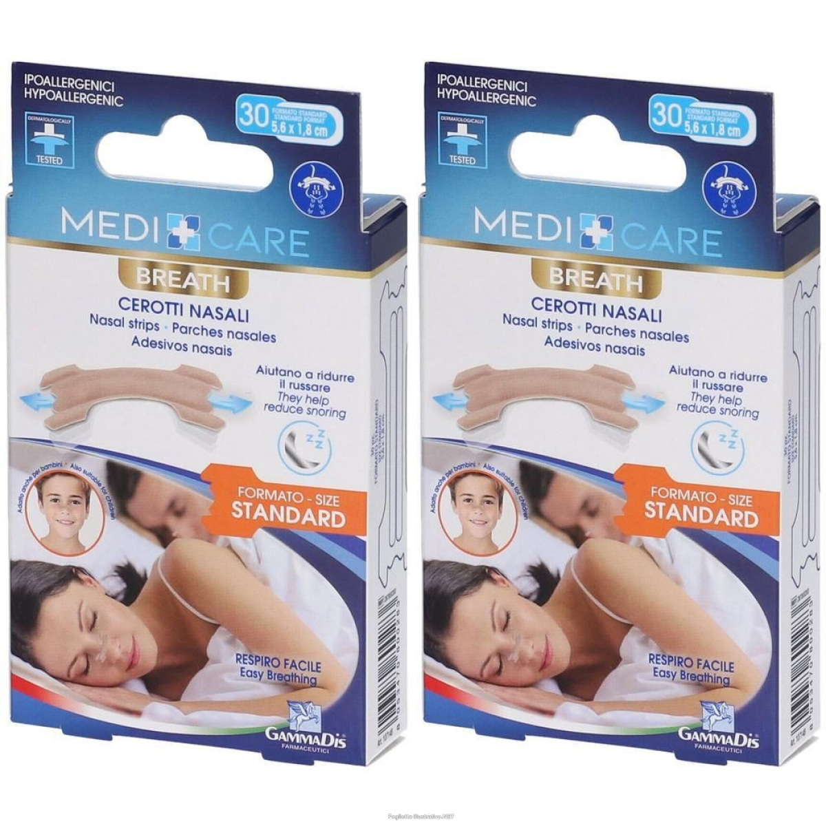 Cerca Offerte di medicare breath cerotti nasali standard 5,6 x 1,8 cm 30 pezzi 2x30 st e acquista online