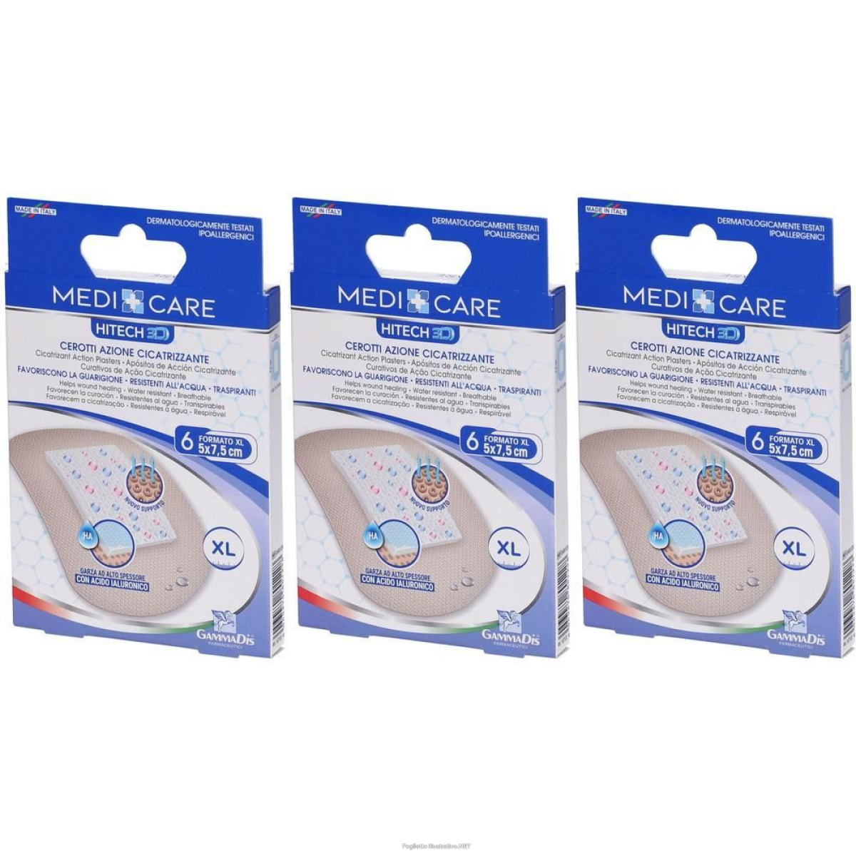 Cerca Offerte di medicare cerotto azione cicatrizzante 5 x7,5 cm 6 pezzi 3x6 st e acquista online