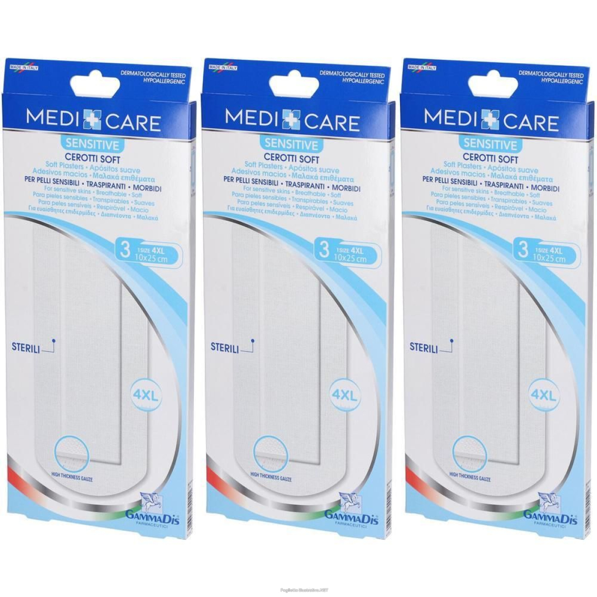 Cerca Offerte di medicare sensitive cerotti soft 4xl 10x25cm 3x3 st e acquista online