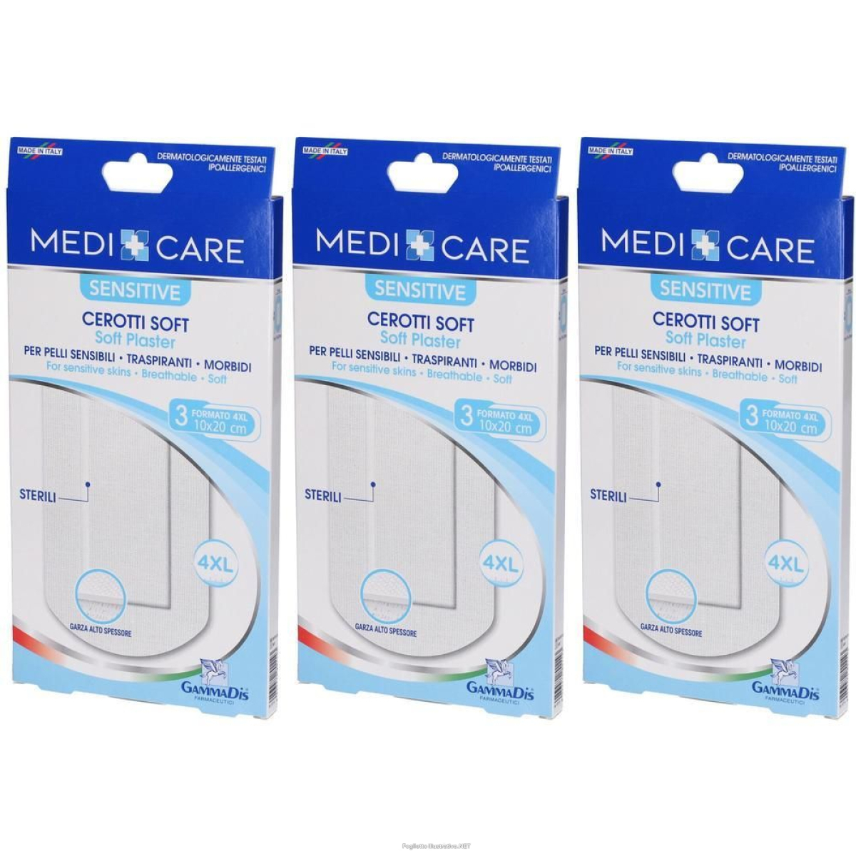 Cerca Offerte di medicare sensitive cerotti soft tnt 10x20 cm 3 pezzi 3x3 st e acquista online