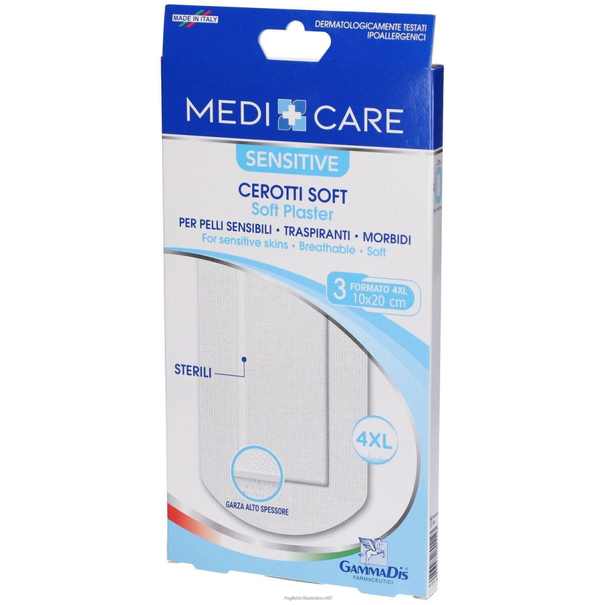 Cerca Offerte di medicare sensitive cerotti soft tnt 10x20 cm 3 pezzi 4x3 st e acquista online