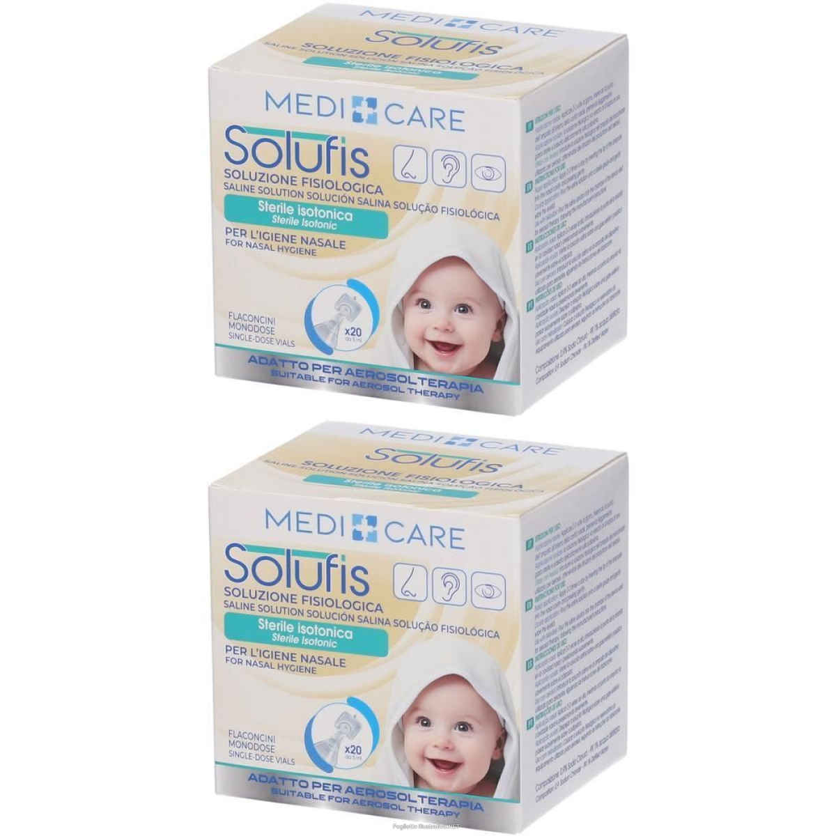 Cerca Offerte di medicare solufis soluzione fisiologica sterile isotonica 20 st e acquista online