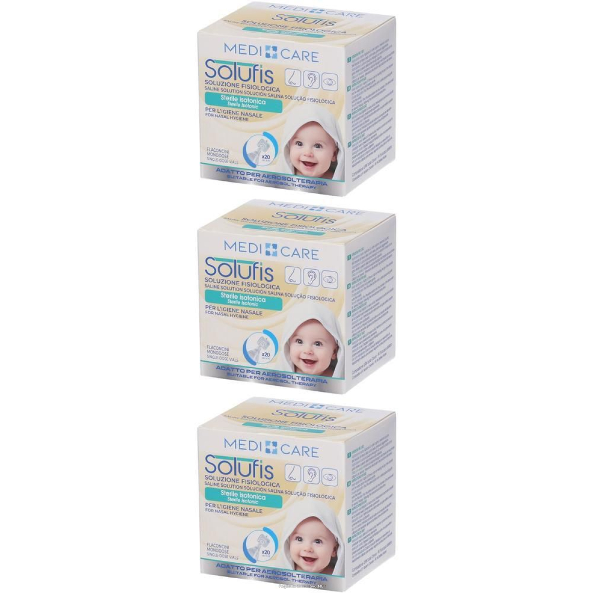 Cerca Offerte di medicare solufis soluzione fisiologica sterile isotonica 20 st e acquista online