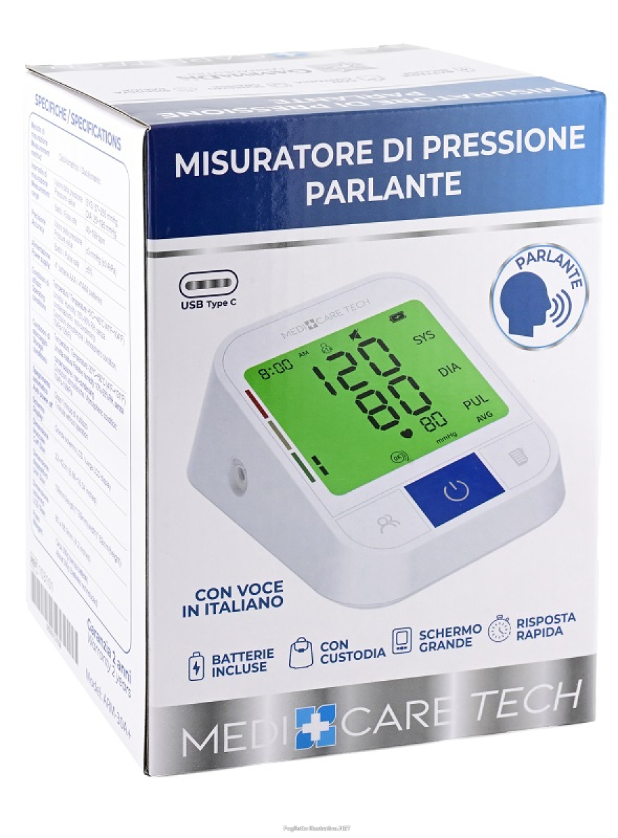 Cerca Offerte di medicare tech misuratore di pressione parlante 1 pz altro e acquista online