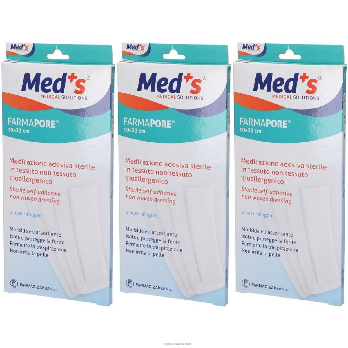 Cerca Offerte di medicazione adesiva meds 10x23 cm 3 pezzi st e acquista online