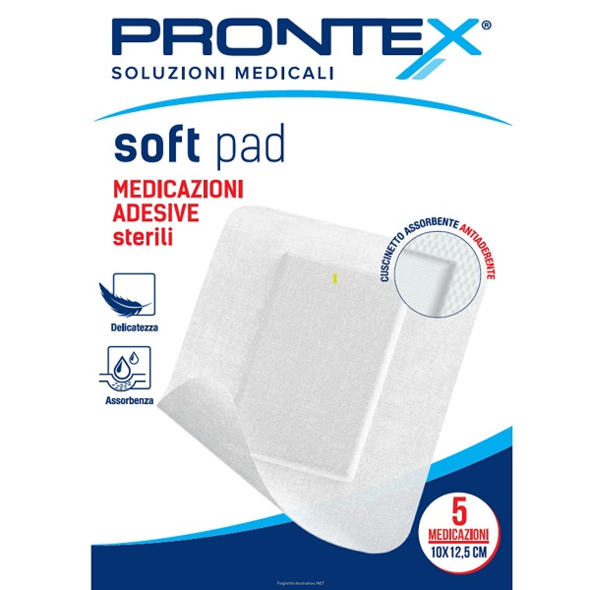 Cerca Offerte di medicazione adesiva sterile prontex soft pad 10x12,5 cm 5 pezzi e acquista online
