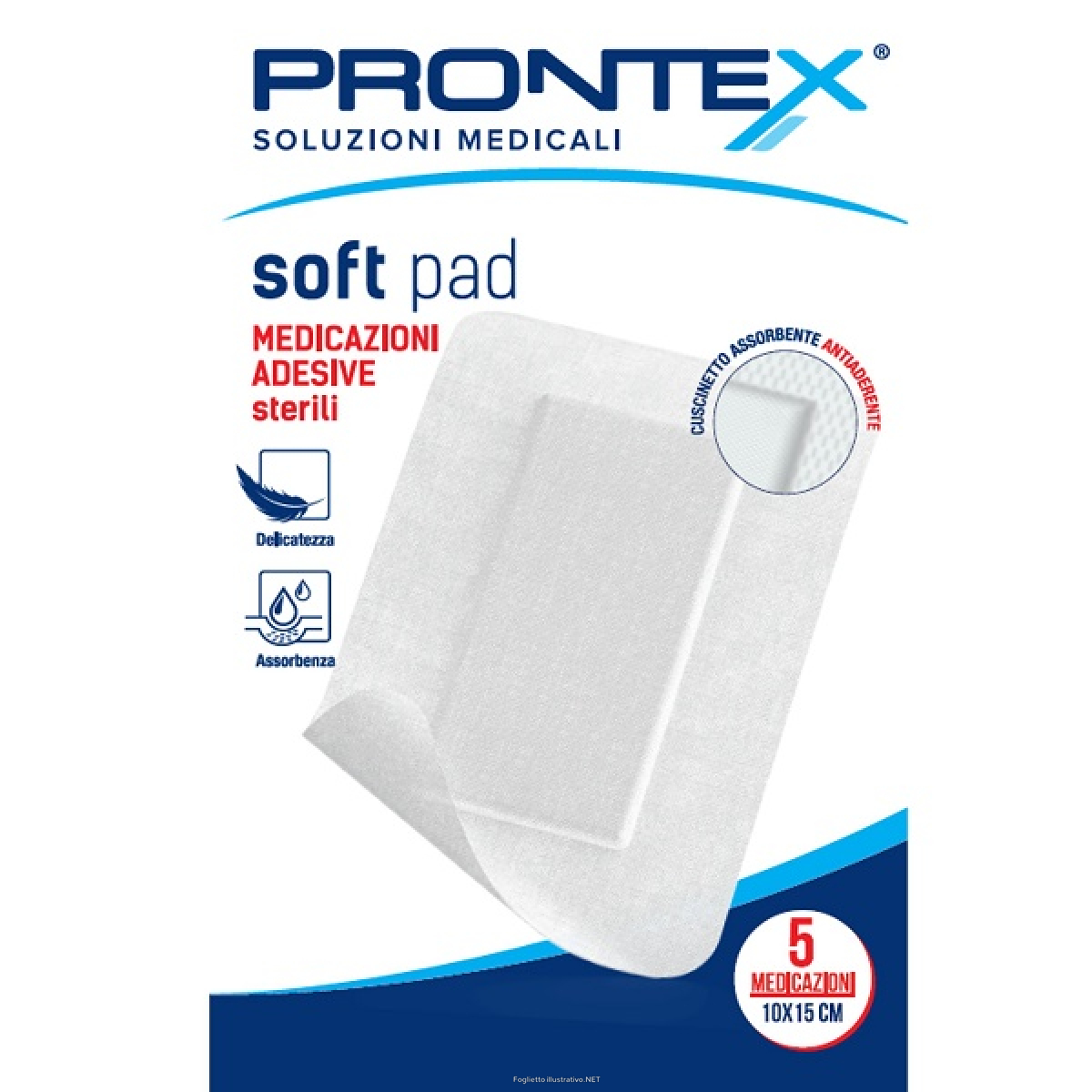 Cerca Offerte di medicazione adesiva sterile prontex soft pad 10x15 cm 5 pezzi e acquista online