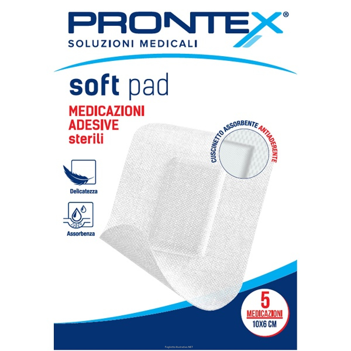 Cerca Offerte di medicazione adesiva sterile prontex soft pad 10x6 cm 5 pezzi e acquista online