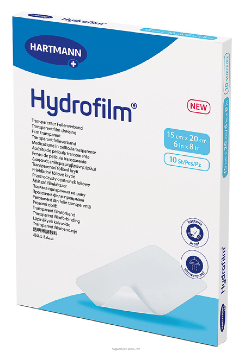 Cerca Offerte di medicazione adesiva trasparente in poliuretano hydrofilm bt 15x20cm 10 pezzi e acquista online