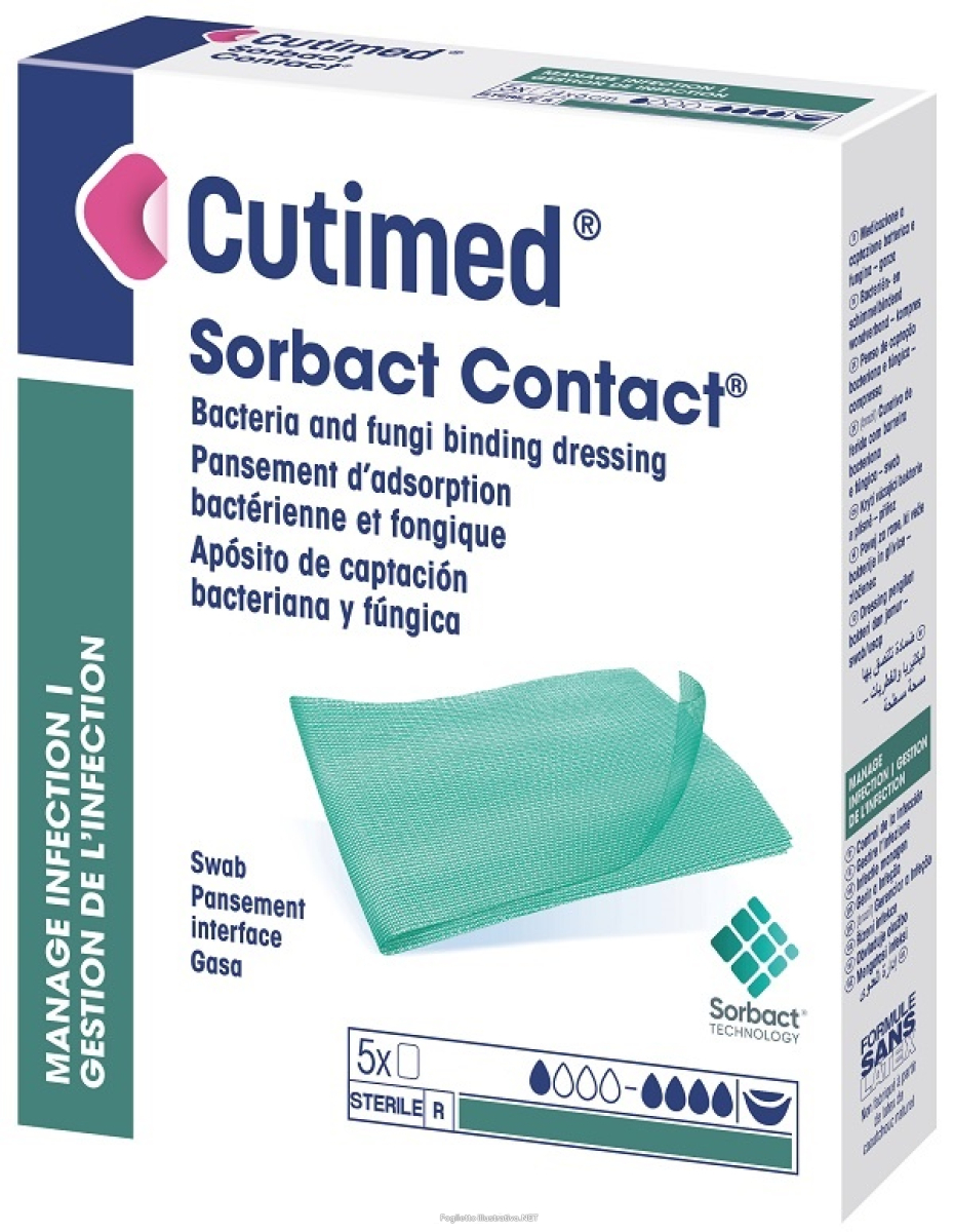 Cerca Offerte di medicazione idrofobica cutimed sorbact contact 7x9 cm 5 pezzi e acquista online