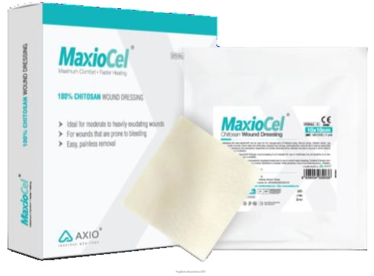 Cerca Offerte di medicazione in fibre gelificanti in chitosano maxiocel 2,5x30 cm 10 pezzi e acquista online