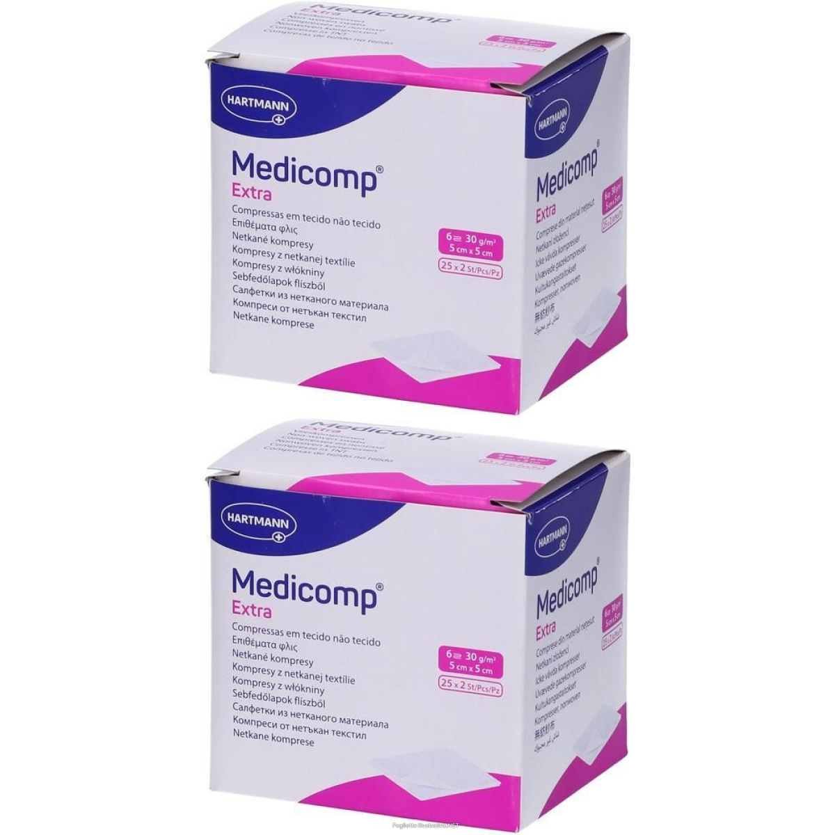 Cerca Offerte di medicomp extra garza compressa in tnt 5x5cm 50 pezzi 2x50 st e acquista online