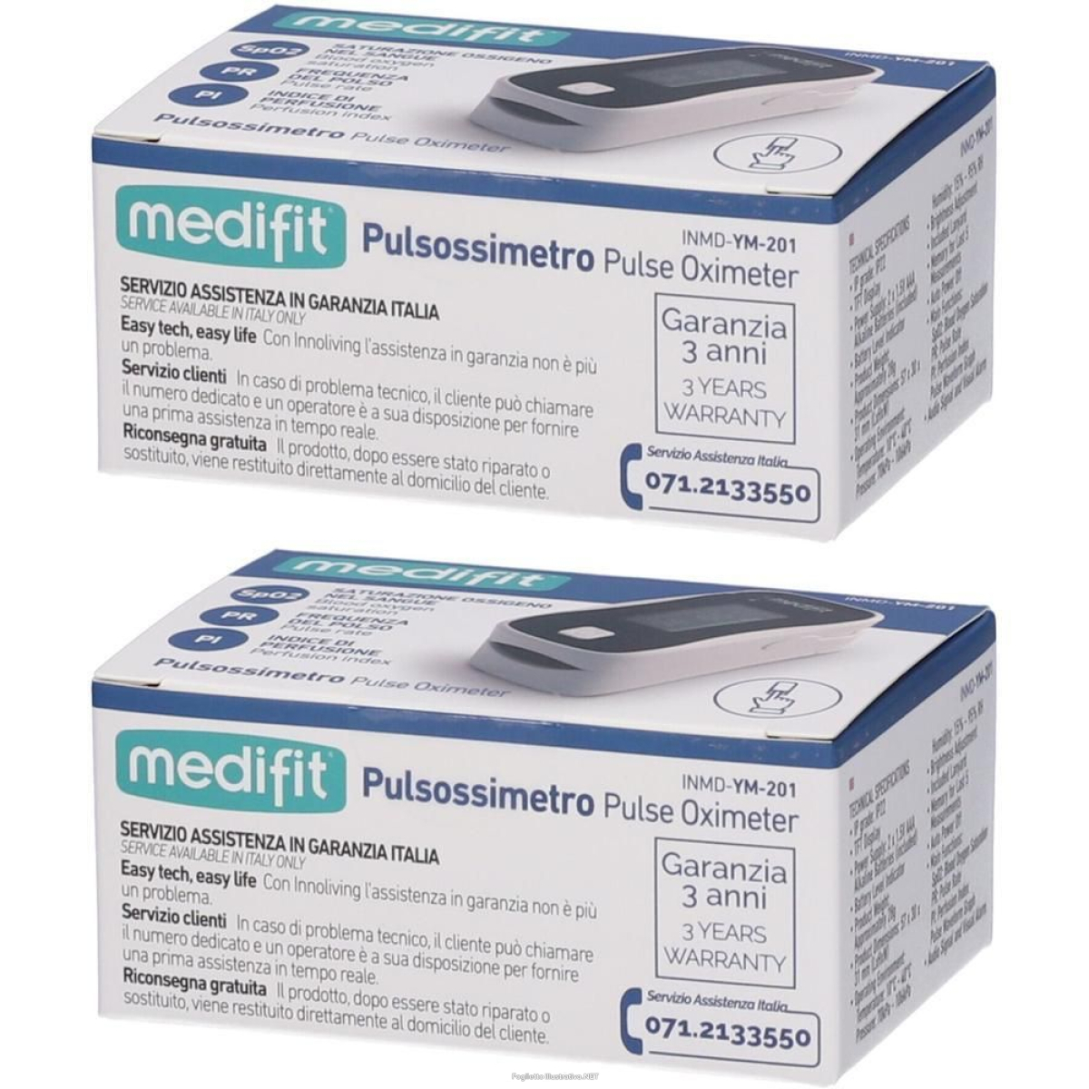 Cerca Offerte di medifit pulsossimetro 2x1 st e acquista online