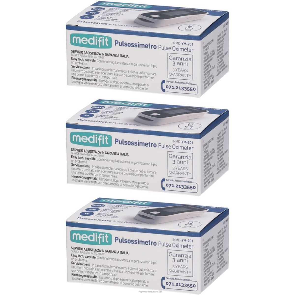 Cerca Offerte di medifit pulsossimetro 3x1 st e acquista online