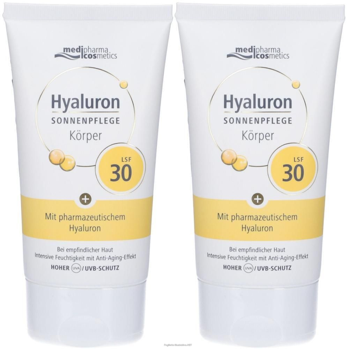 Cerca Offerte di medipharma hyaluron crema solare corpo spf30 2x150 ml e acquista online