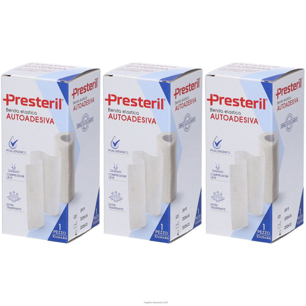 Cerca Offerte di medipresteril® benda autoadesiva 10 cm x 4 m set da 3 3x1 pz in e acquista online