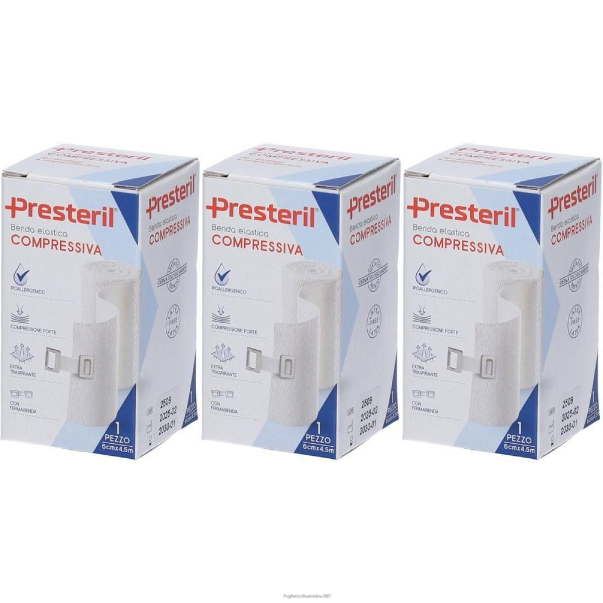 Cerca Offerte di medipresteril benda elastica compressiva 6 cm x 4,5 m 3x1 pz bendaggio e acquista online