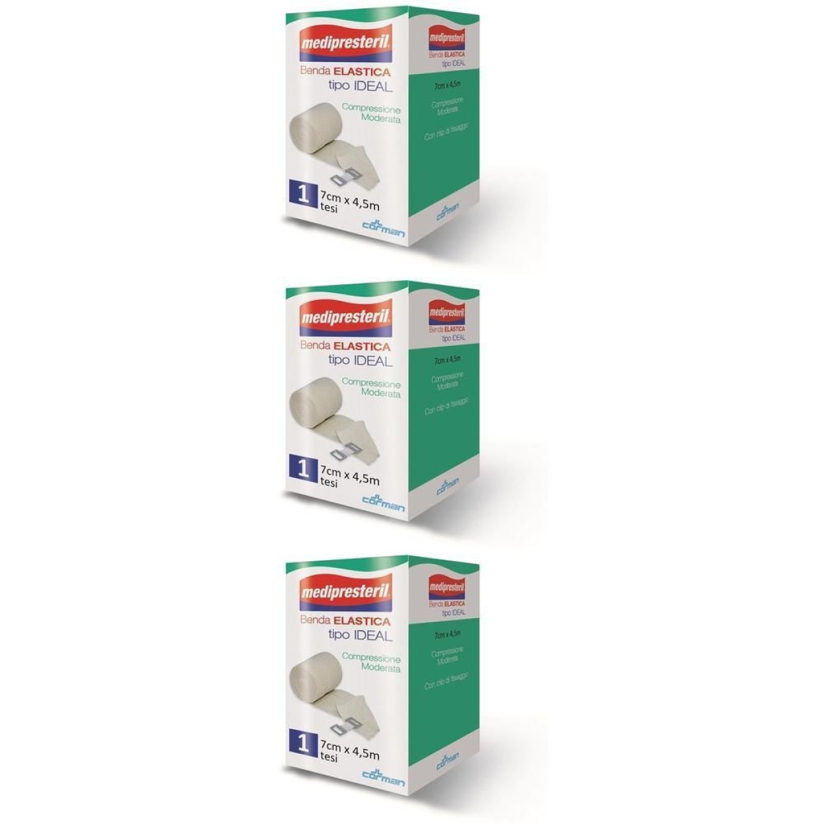 Cerca Offerte di Medipresteril benda elastica tipo ideal compressione moderata 7 cm x 4 e acquista online