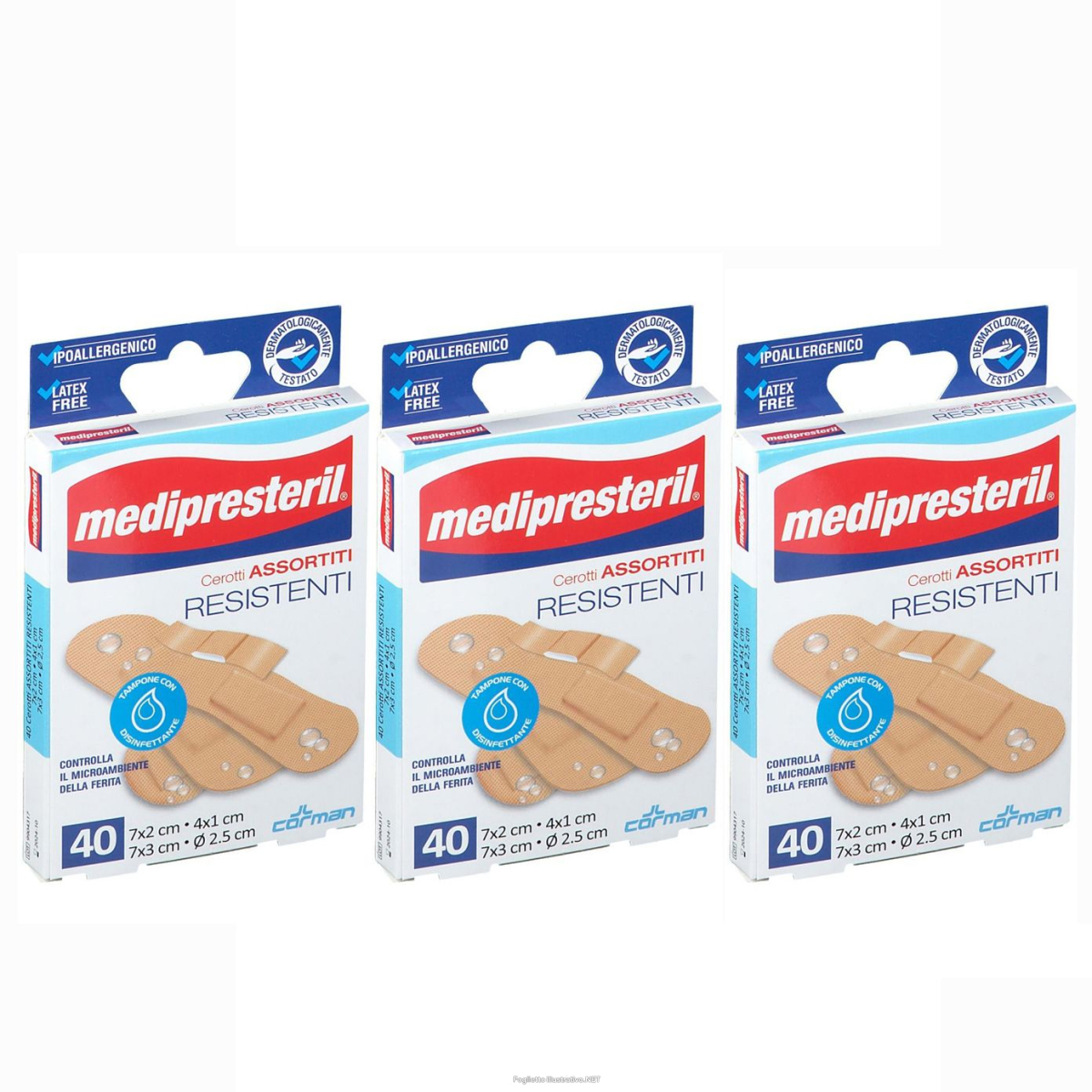Cerca Offerte di medipresteril® cerotti assortiti 3x40 pz cerotto e acquista online